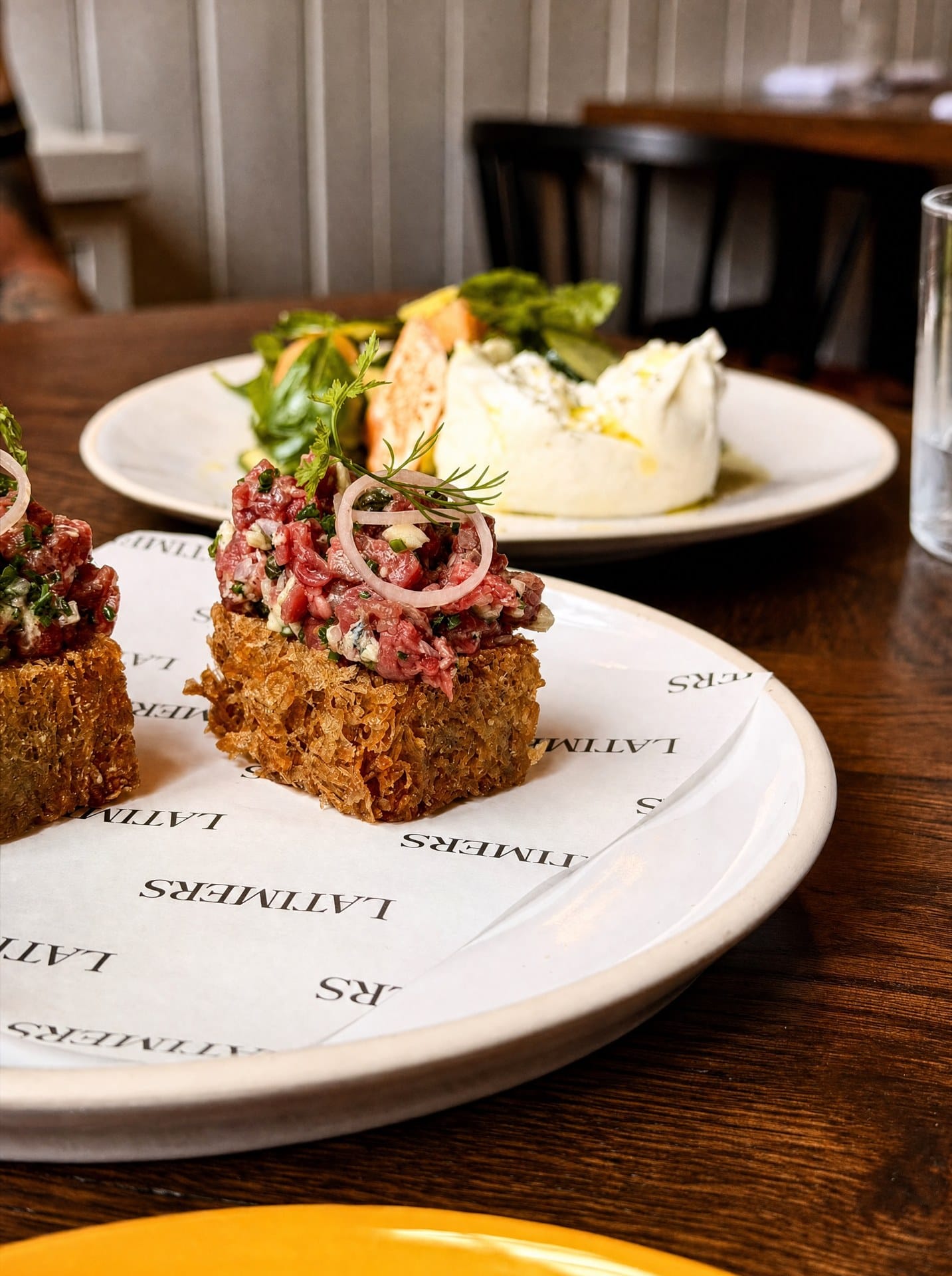 Beef tartare at Latimers, Romsey
